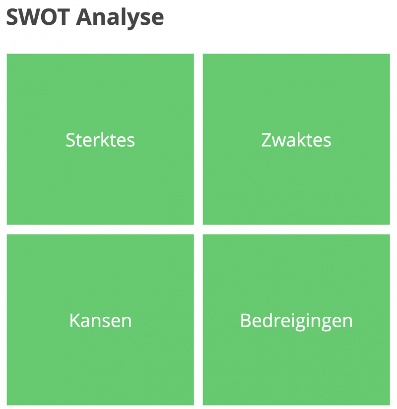 Eenmanszaak SWOT
